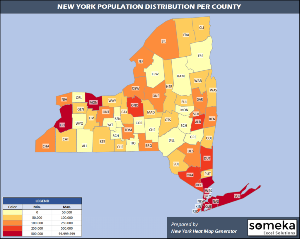 Largest Counties in New York