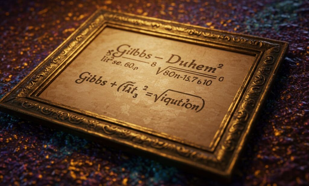 Gibbs Duhem Equation