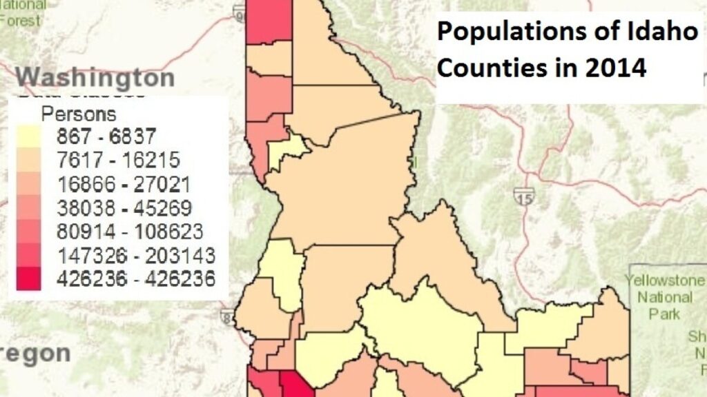 Largest Counties in Idaho