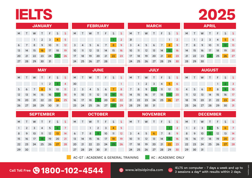 IELTS Exam Dates