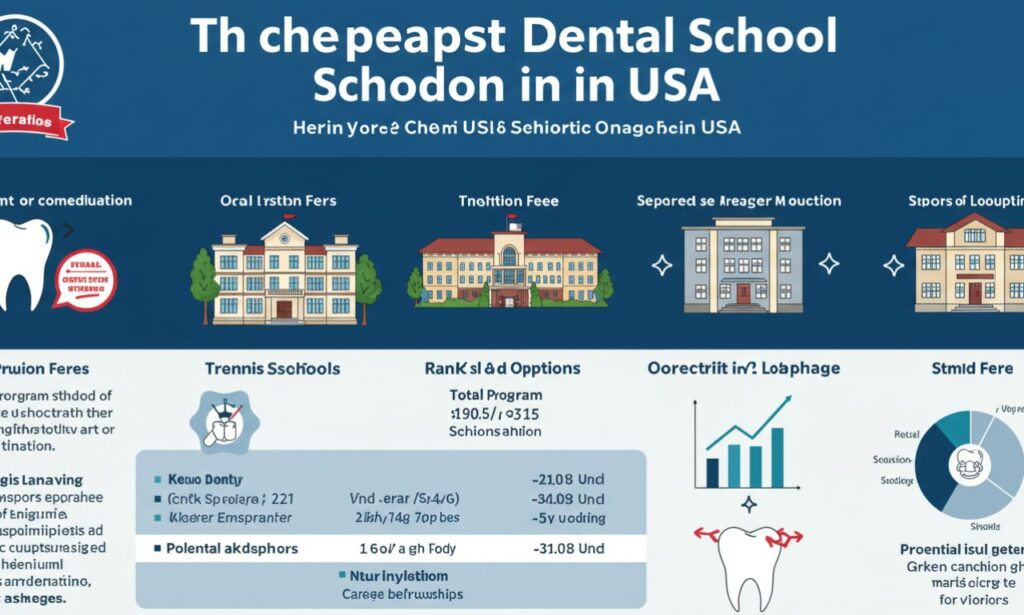 cheapest dental schools in USA